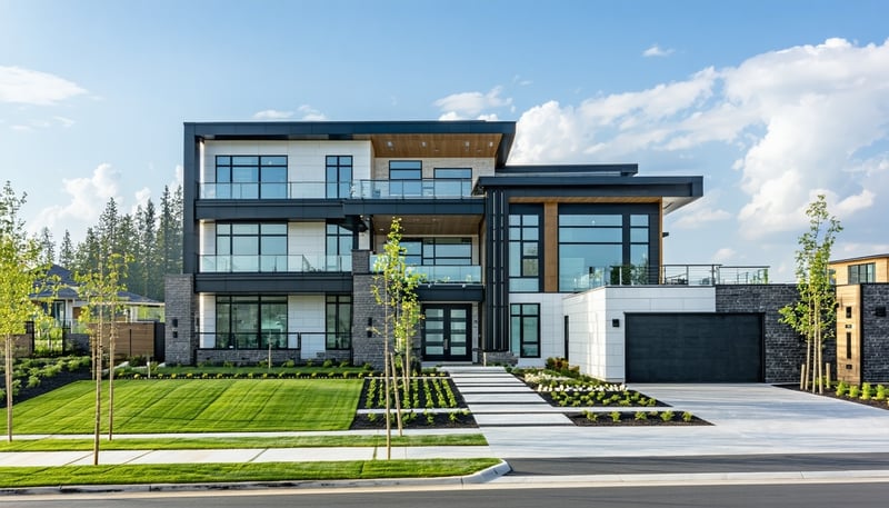Modern real estate development showcased by GetRichPlots.com